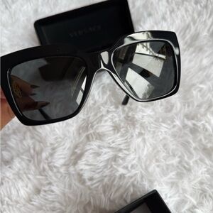 Versace Women's Black Square Sunglasses